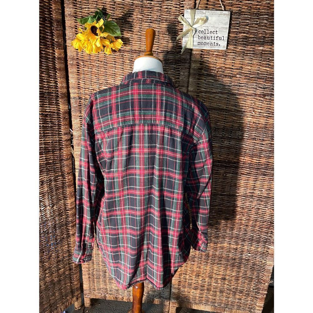 Basic Editions Long-Sleeve Flannel M - Picture 6 of 9